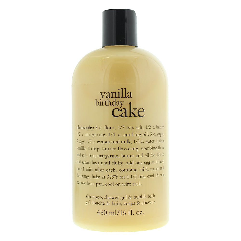 Philosophy Vanilla Birthday Cake 3 In 1 Shampoo 480ml