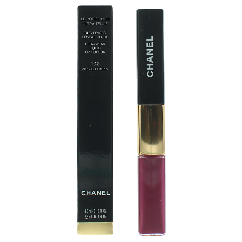 Chanel Ultra Wear Liquid 102 Milky Blueberry Lip Colour 4.5ml
