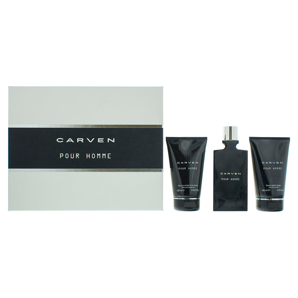 Carven Pour Homme Eau de Toilette 3 Pieces Gift Set