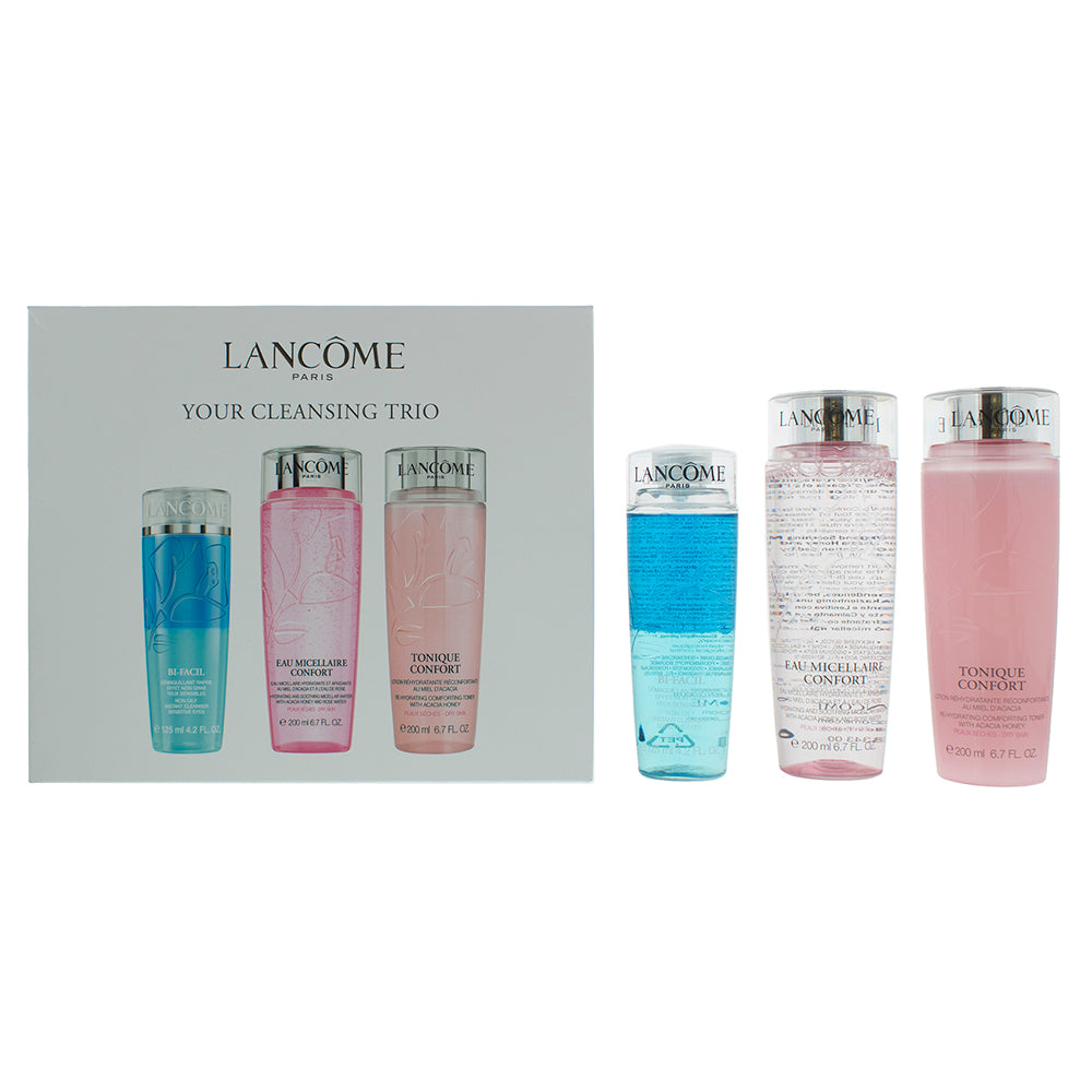 Lancôme Your Cleansing Trio Skincare Set 3 Pieces Gift Set