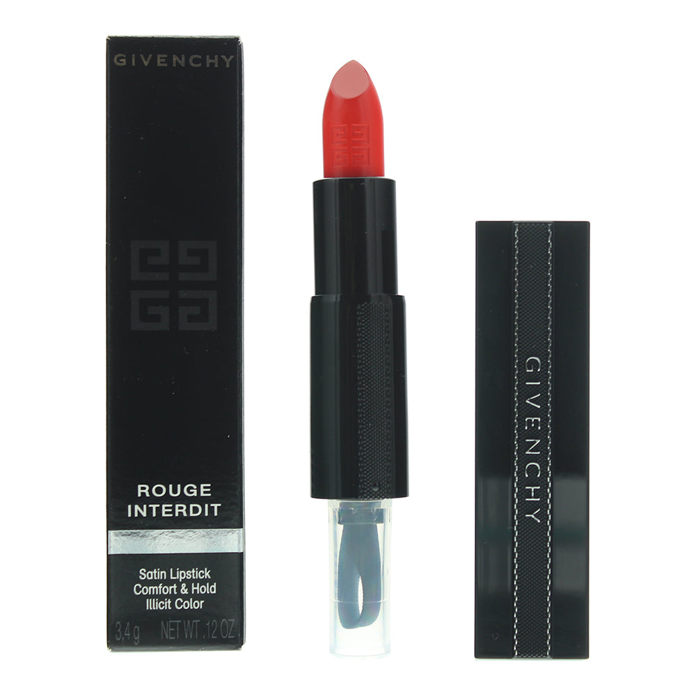 Givenchy Rouge Interdit Satin 15 Orange Adrenaline Lipstick 3.4g
