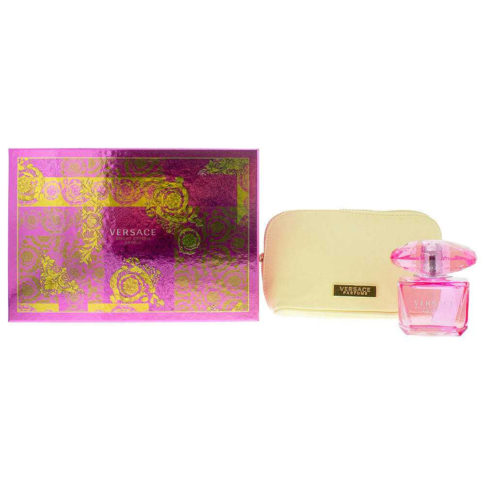 Versace Bright Crystal Eau de Toilette 3 Pieces Gift Set