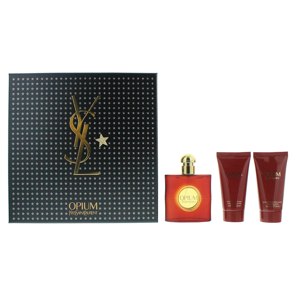 Yves Saint Laurent Opium Eau de Parfum 3 Pieces Gift Set
