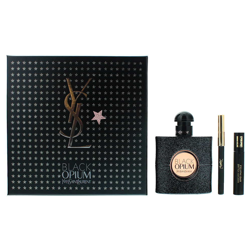 Yves Saint Laurent Black Opium Eau de Parfum 3 Pieces Gift Set