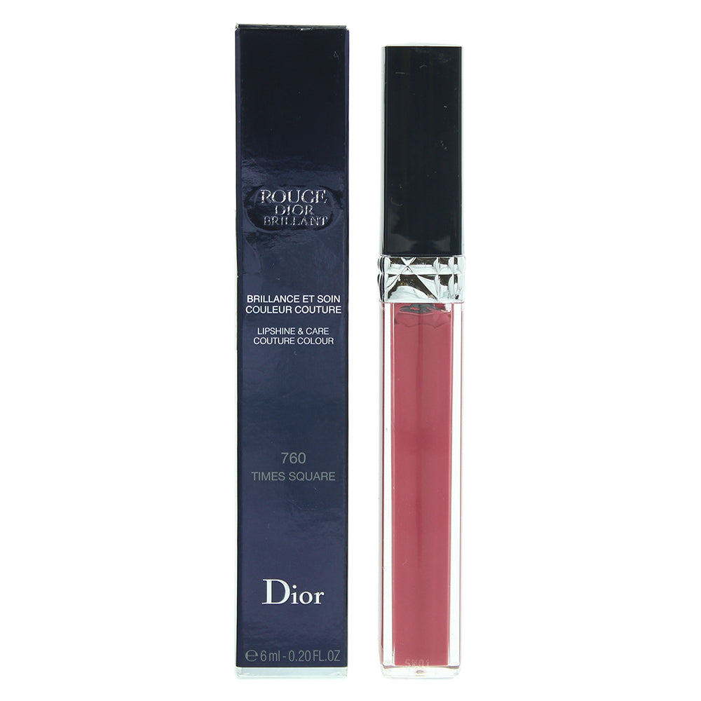 Dior Rouge Dior Brillant Lipshine & Care Couture Colour 760 Times Square Lip Gloss 6ml
