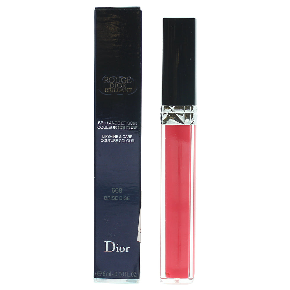 Dior Rouge Dior Brillant Lipshine & Care Couture Colour 668 Brise Bise Lip Gloss 6ml