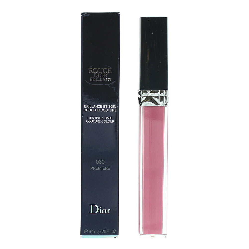 Dior Rouge Dior Brillant Lipshine & Care Couture Colour 060 Premiere Lip Gloss 6ml