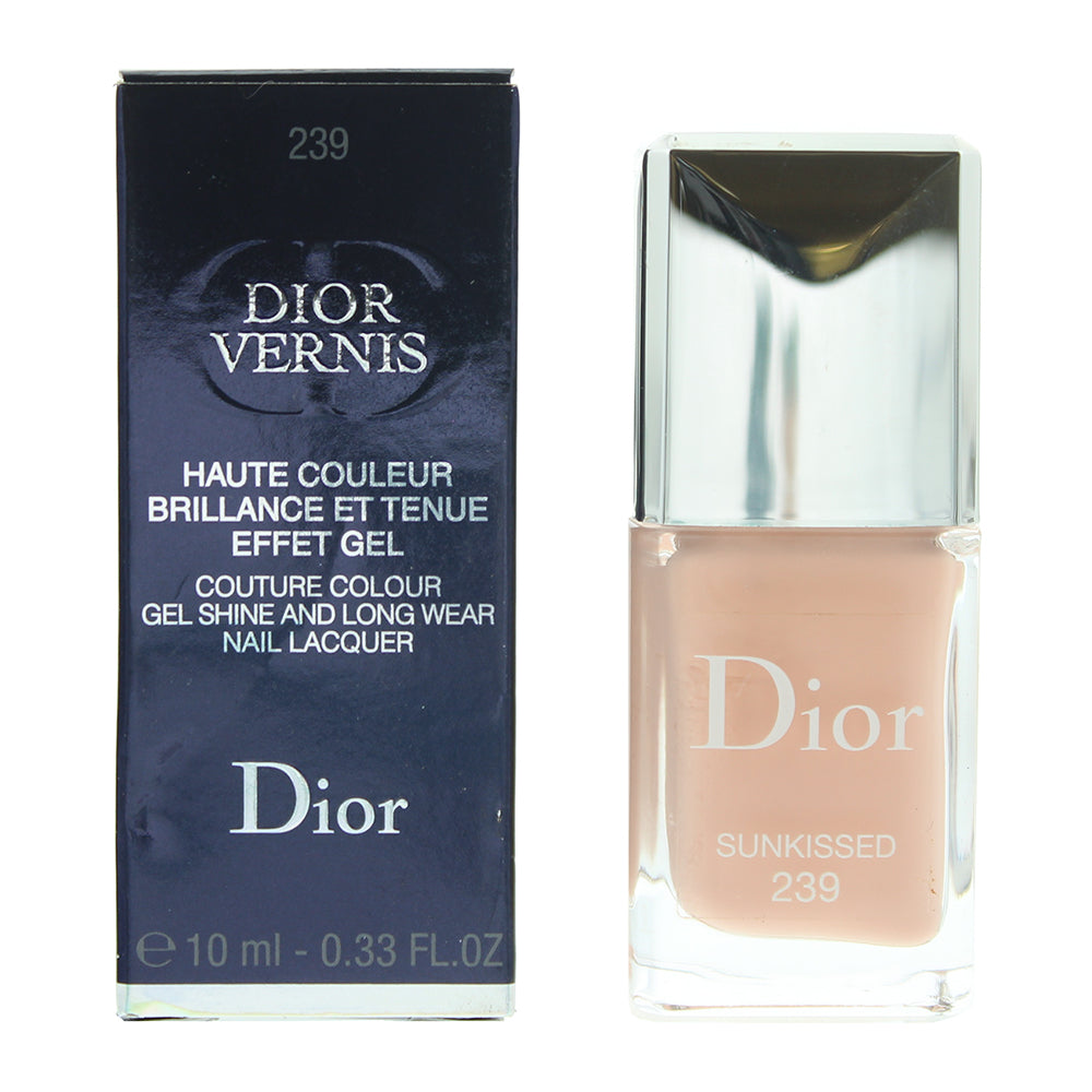 Dior Dior Vernis Couture Colour Gel Shine And Long Wear 239 Sunkissed Nail Polish 10ml