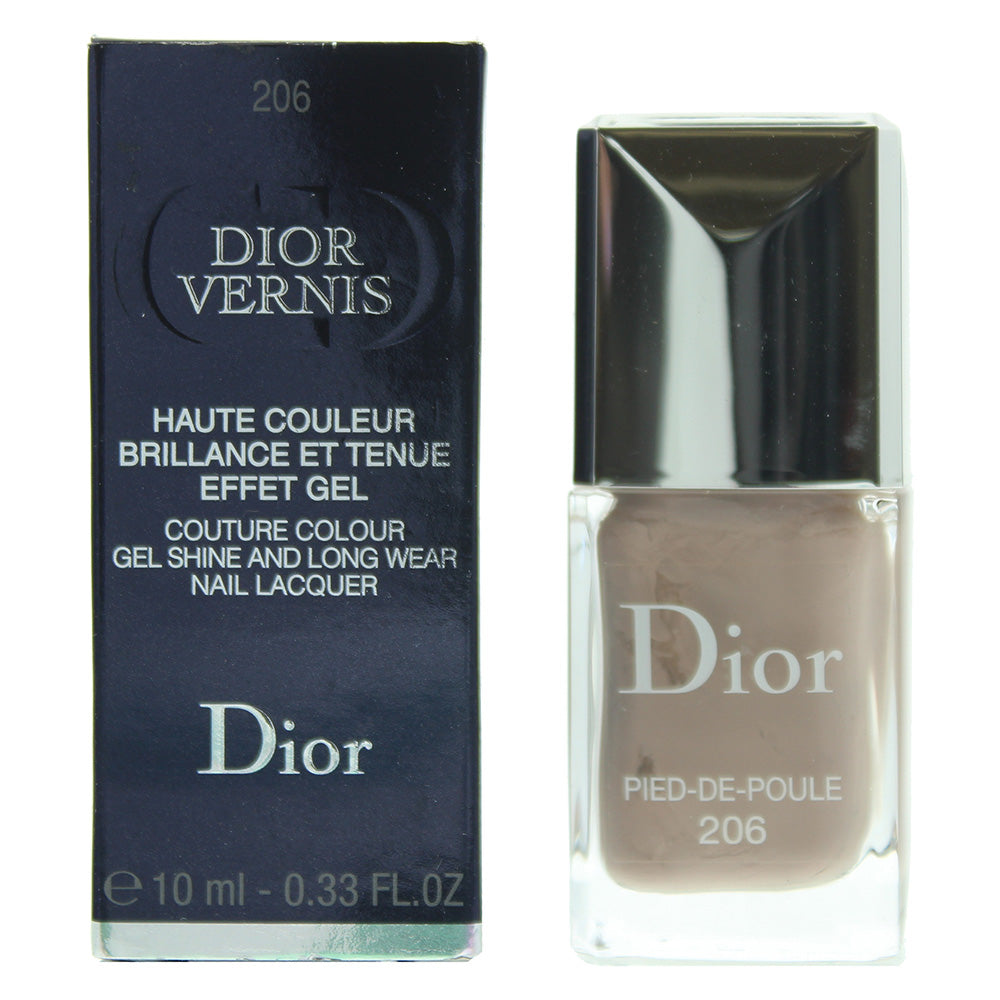 Dior Dior Vernis Couture Colour Gel Shine And Long Wear 206 Pied-De-Poule Nail Polish 10ml