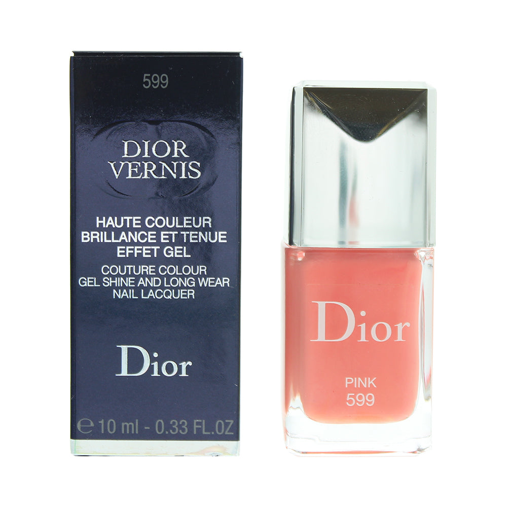Dior Dior Vernis Couture Colour Gel Shine And Long Wear 599 Pink Nail Polish 10ml