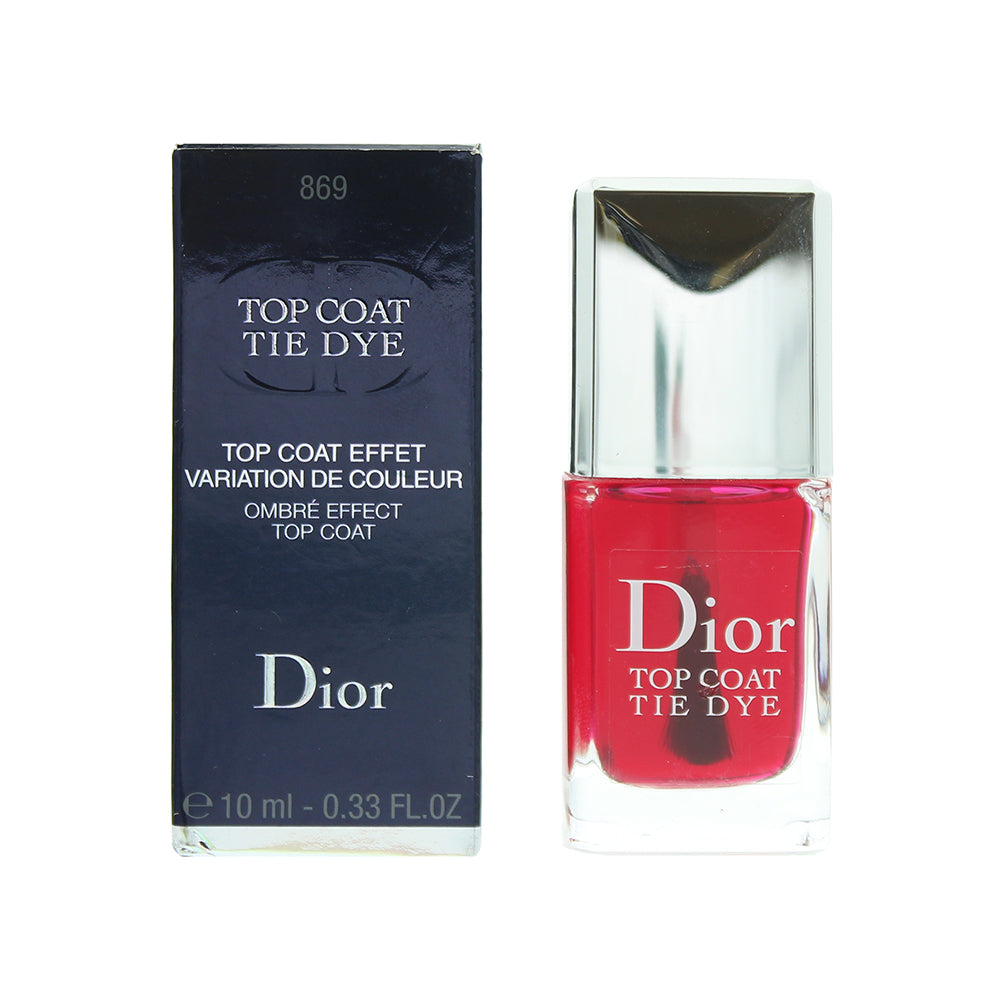 Dior Dior Vernis Top Coat Tie Dye 869 Nail Polish 10ml