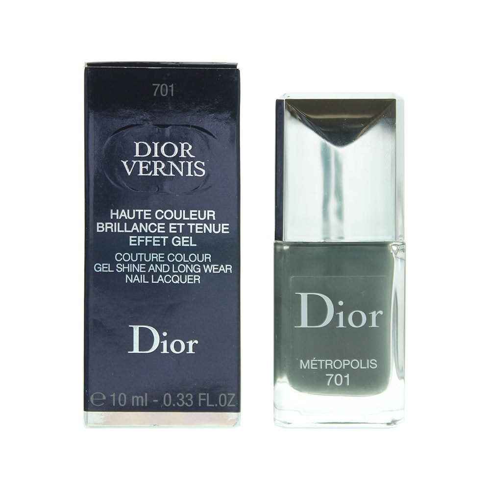 Dior Dior Vernis Couture Colour Gel Shine And Long Wear 701 Metropolis Nail Polish 10ml