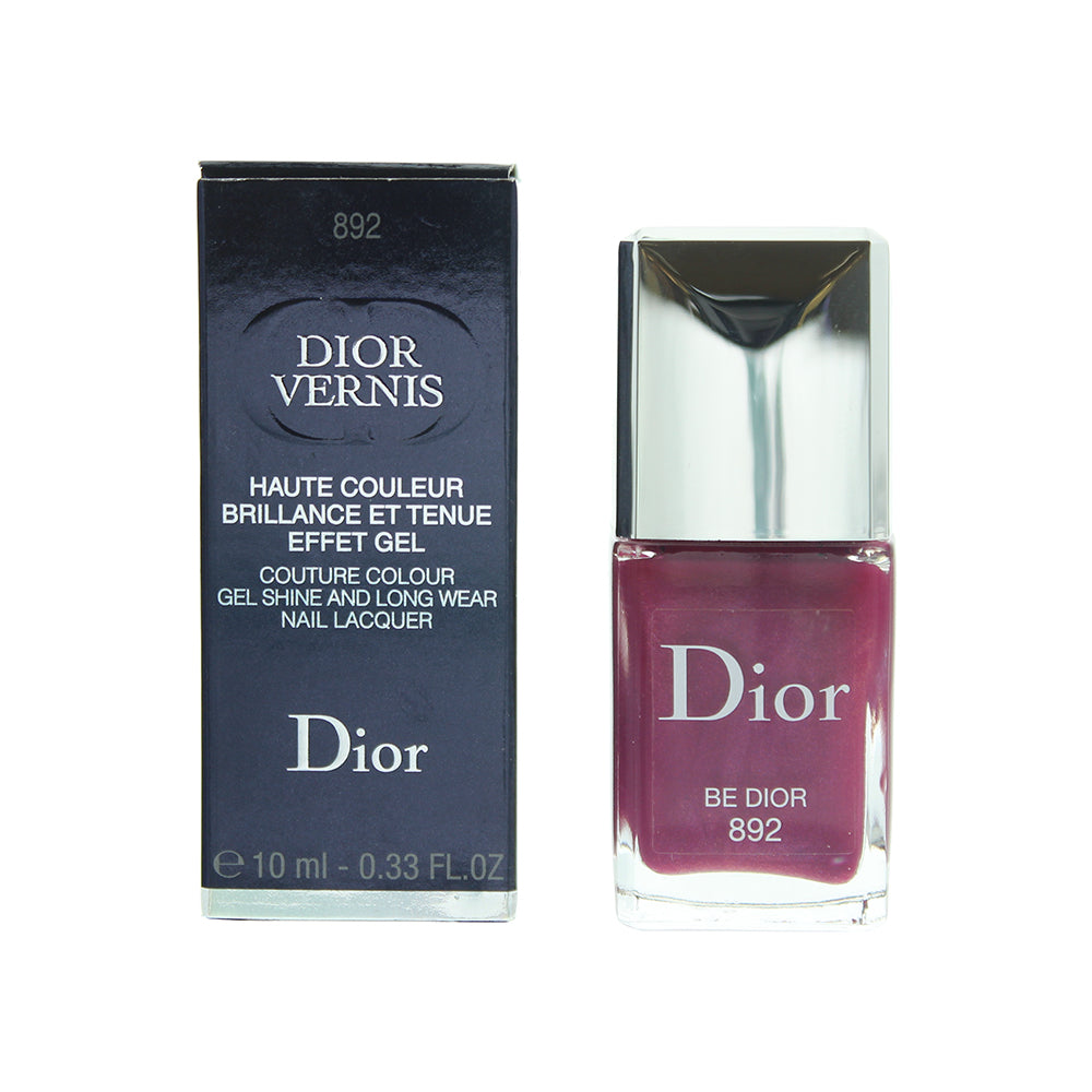 Dior Dior Vernis Couture Colour Gel Shine And Long Wear 892 Be Dior Nail Polish 10ml