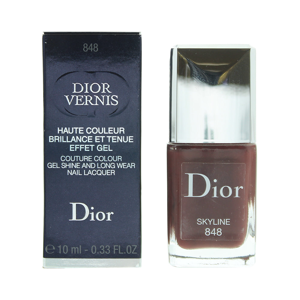 Dior Dior Vernis Couture Colour Gel Shine And Long Wear 848 Skyline Nail Polish 10ml