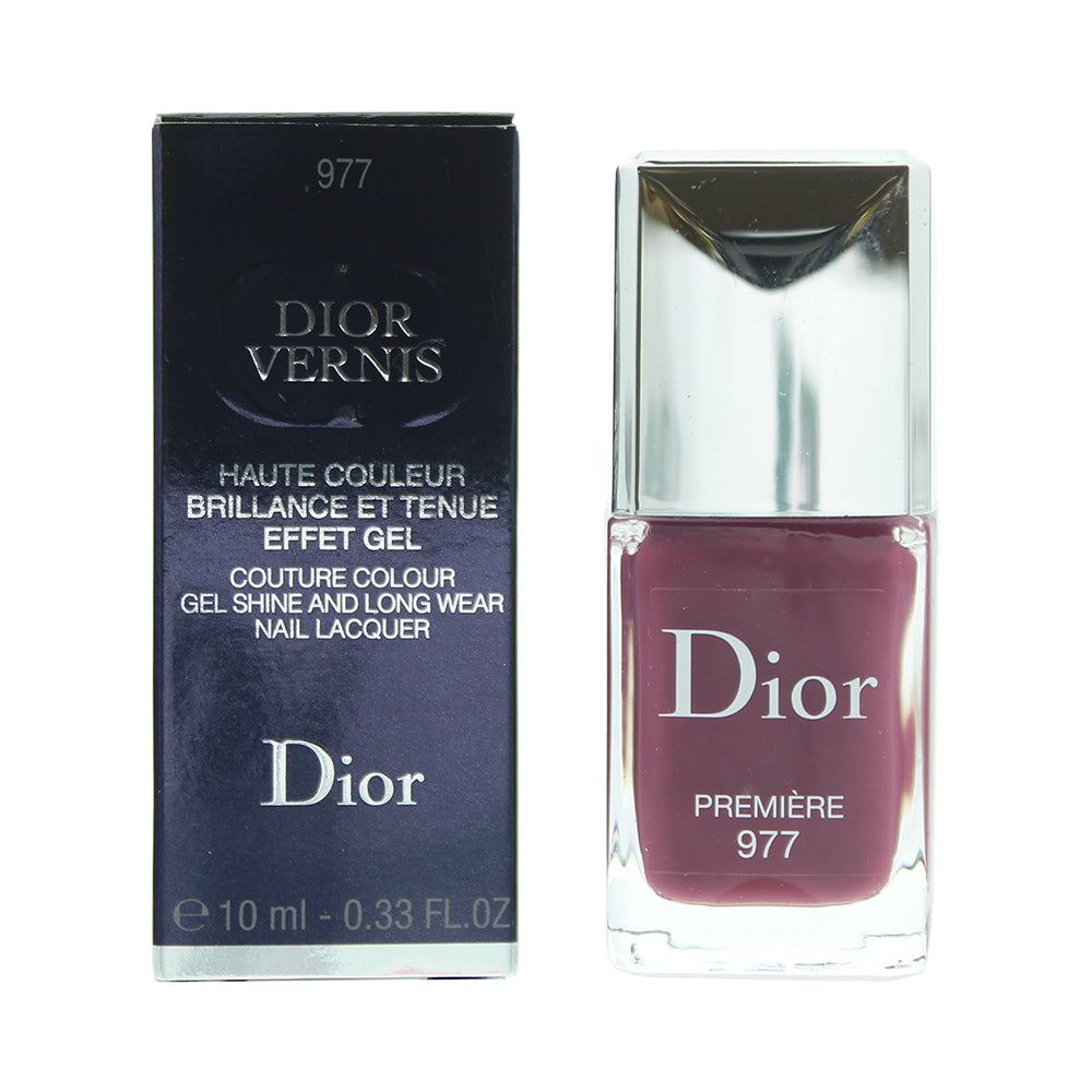 Dior Dior Vernis Couture Colour Gel Shine And Long Wear 977 Premiere Nail Polish 10ml