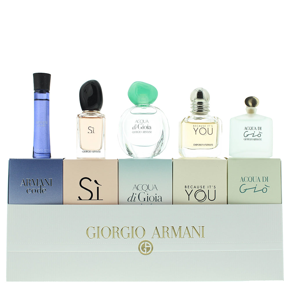 Giorgio Armani Miniature Miniatures 5 Pieces Gift Set