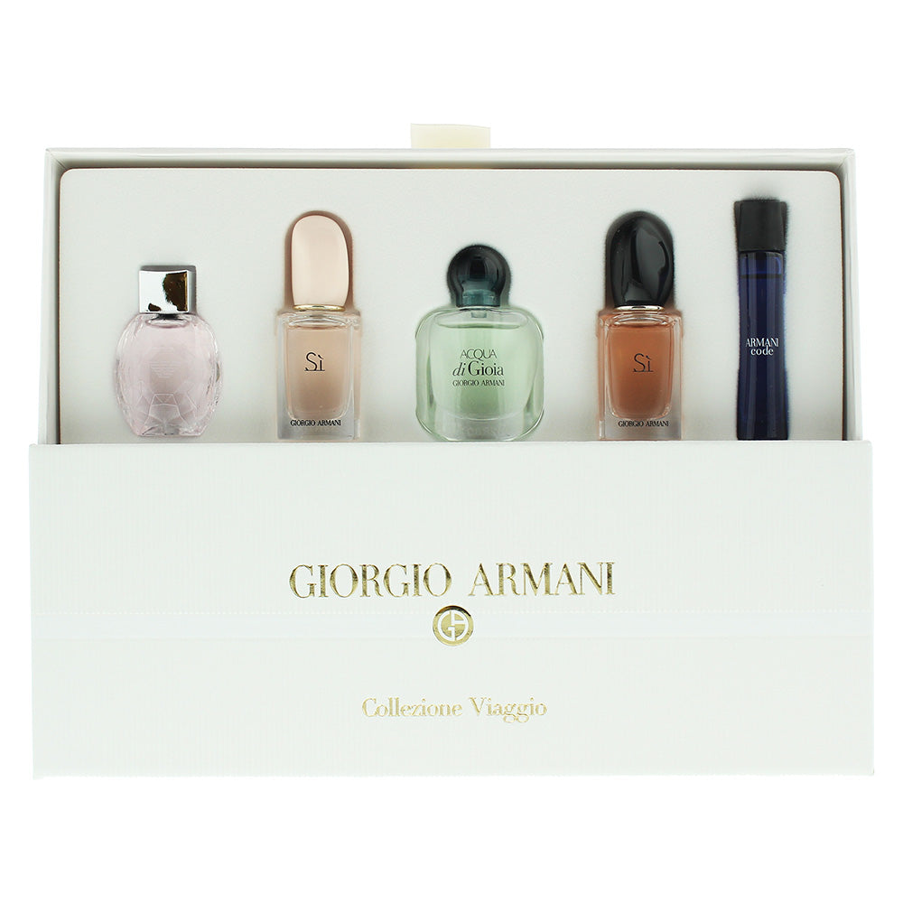 Giorgio Armani Miniature Miniatures 5 Pieces Gift Set