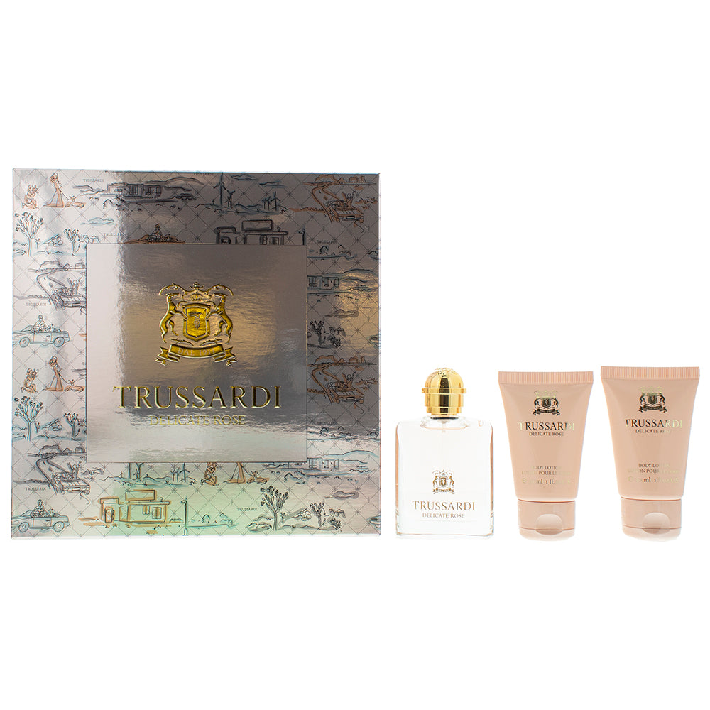 Trussardi Delicate Rose Eau de Toilette Pieces Gift Set