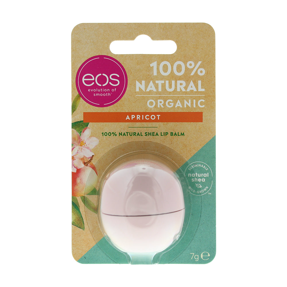 Eos Eos Organic Apricot 100% Natural Shea Lip Balm 7g