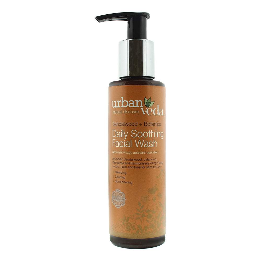Urban Veda Sandalwood + Botanics Soothing Daily Face Wash 150ml