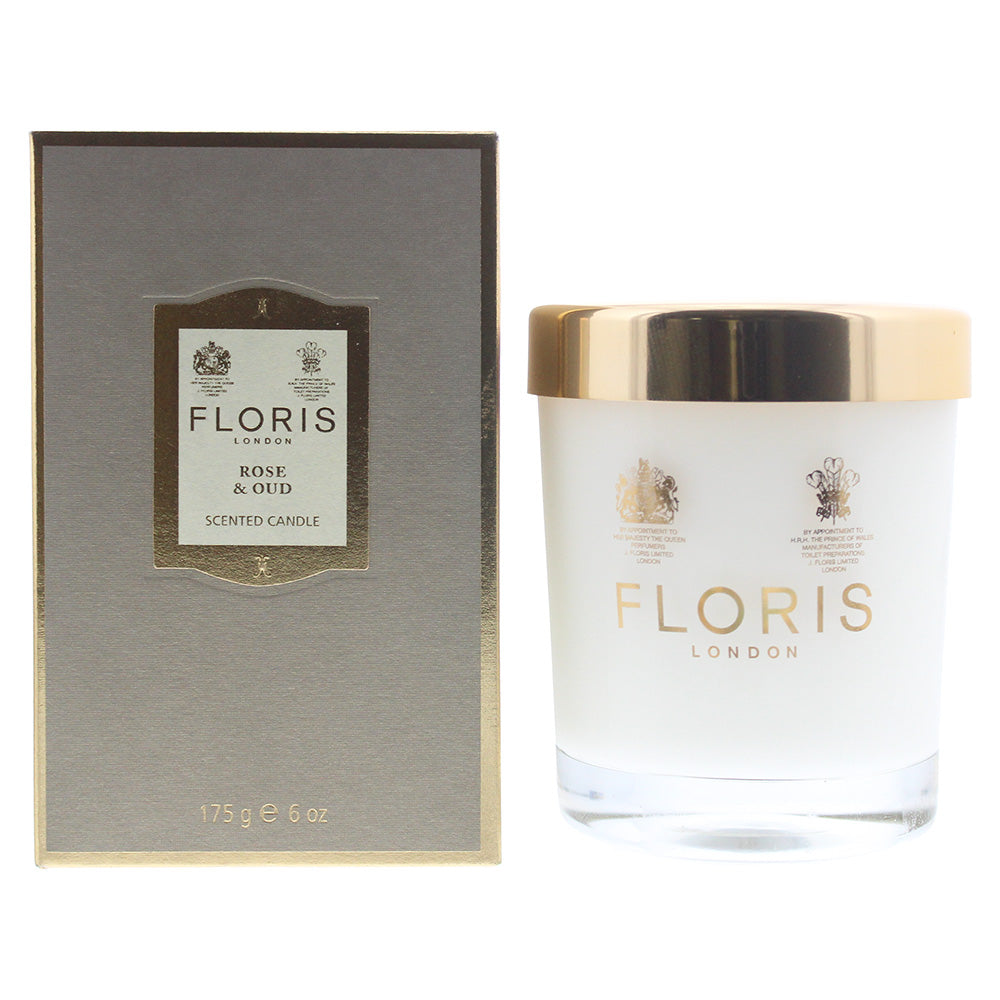 Floris Rose & Oud Scented Candle 175g