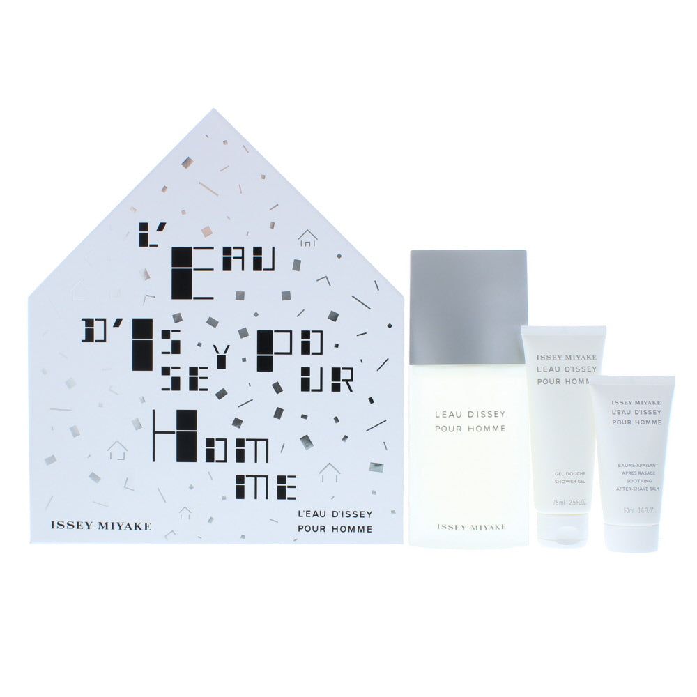 Issey Miyake L'Eau D'Issey Pour Homme Eau de Toilette 3 Pieces Gift Set : Eau de