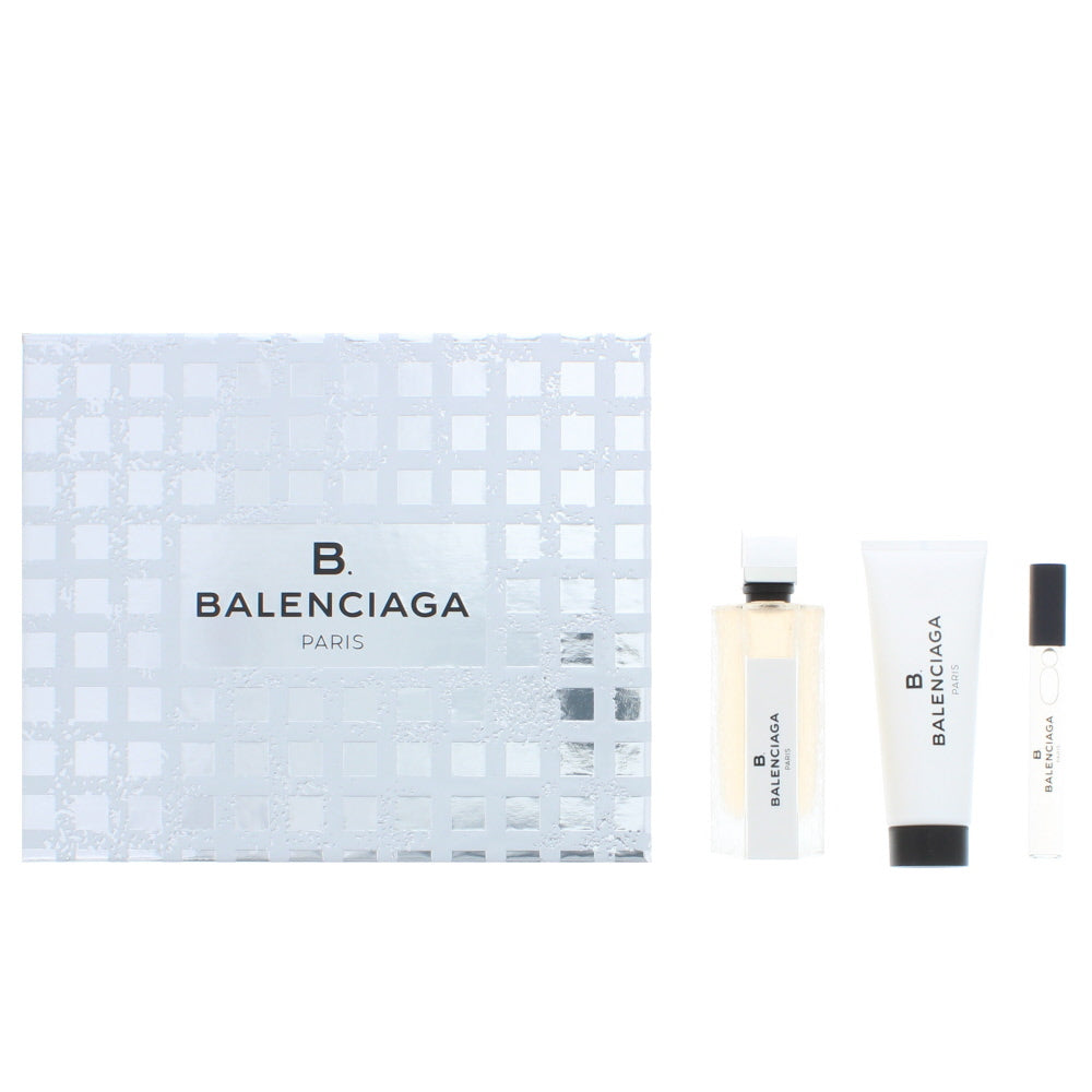 B. Balenciaga Eau de Parfum 3 Pieces Gift Set : Eau de Parfum 75ml - Body Lotion