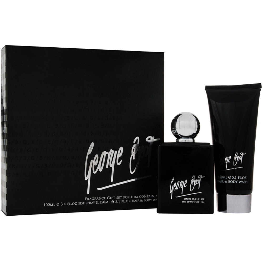  George Best Silver Edition Eau de Toilette 2 Pieces Gift Set : Eau de Toilette 