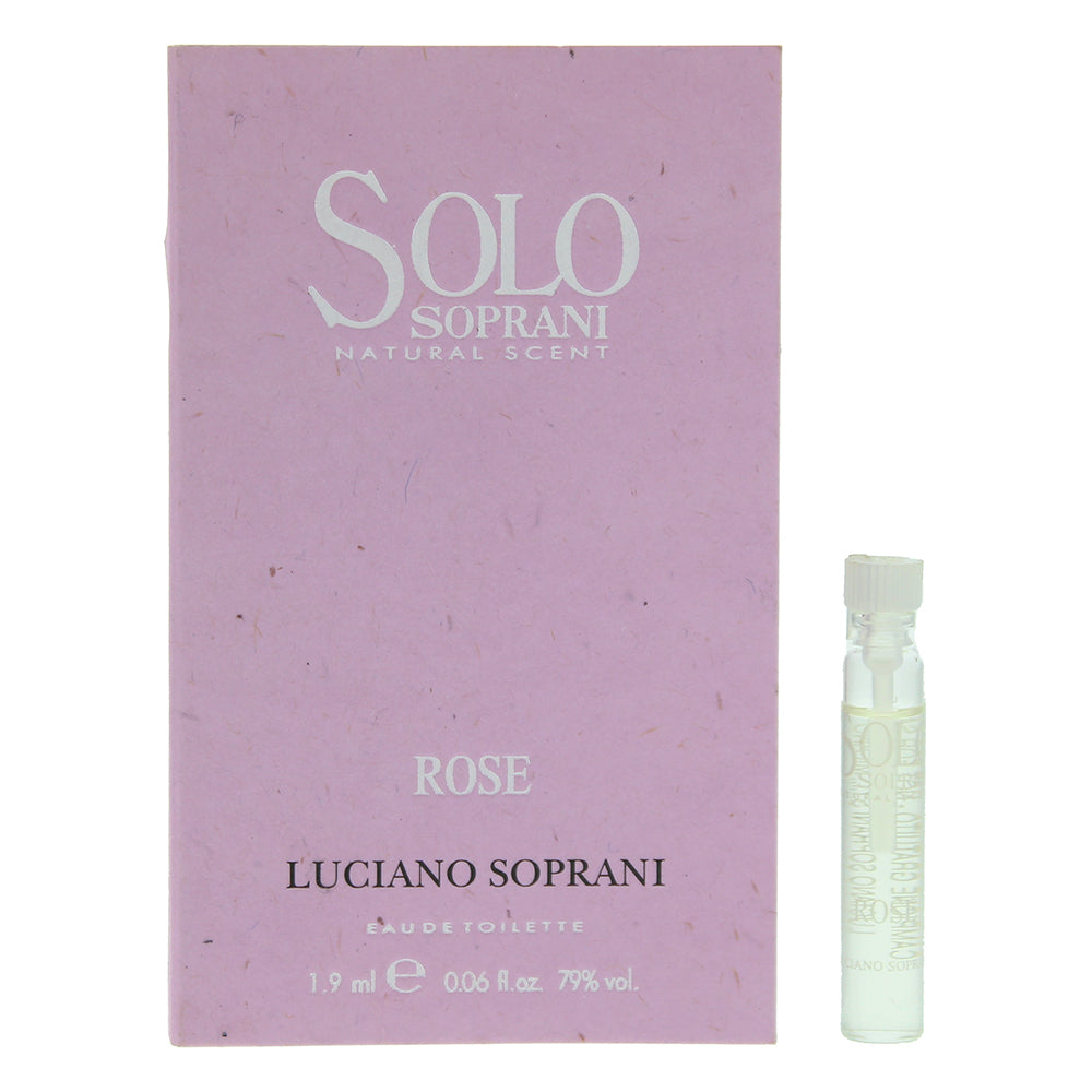 Luciano Soprani Solo Soprani Rose Eau de Toilette 1.9ml Vial