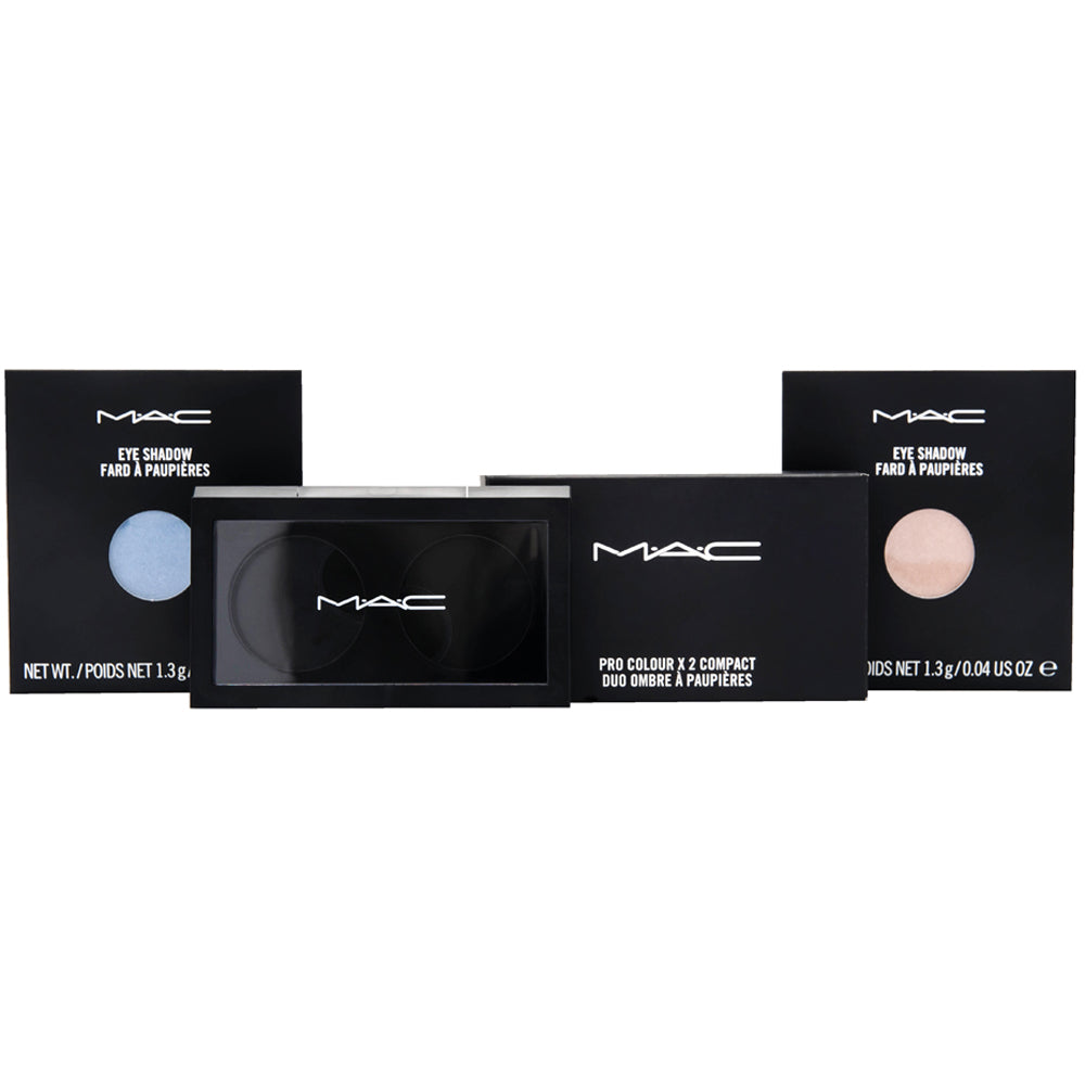 MAC Pro Colour Eye Shadow 4 Pieces Gift Set : Mac Pro Colour x 2 Empty Compact -