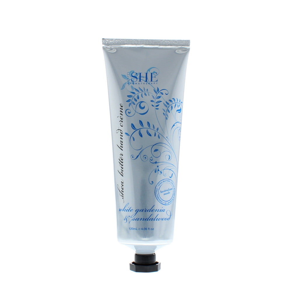Om She White Gardenia & Sandalwood Shea Butter Hand Cream 120ml