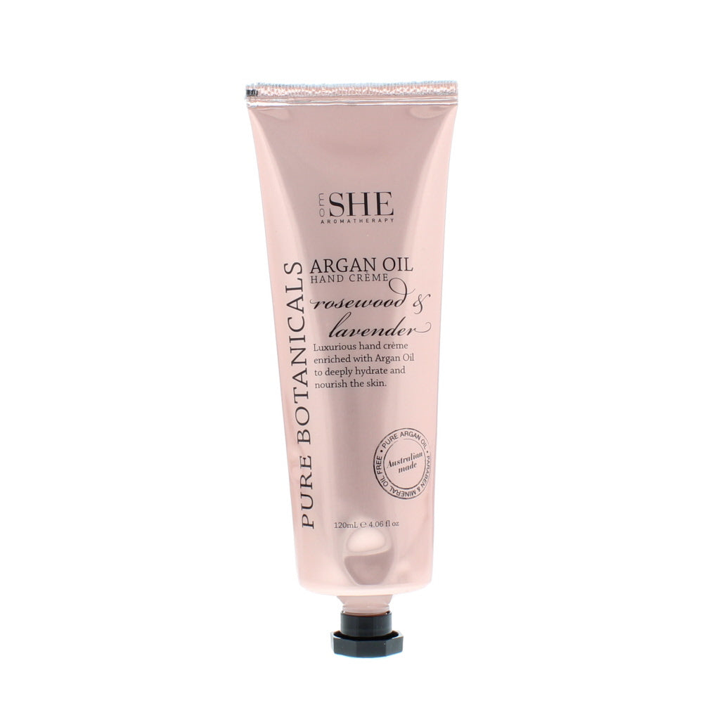Om She Pure Botanicals Rosewood & Lavender Argan Oil Hand Cream 120ml