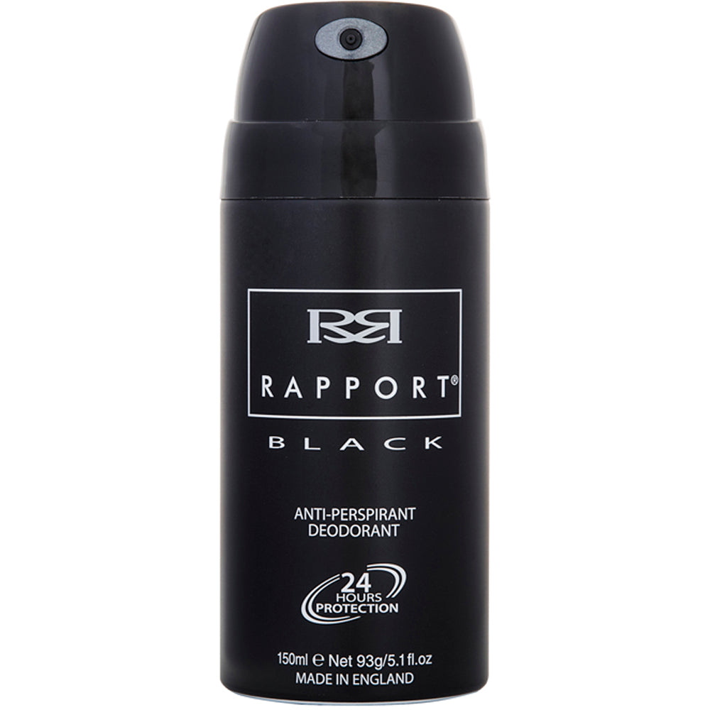 Rapport Black Anti-Perspirant Deodorant Spray 150ml