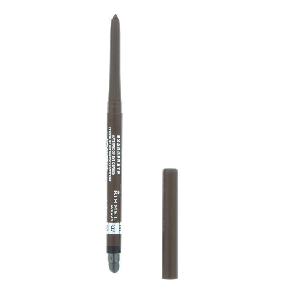 Rimmel Exaggerate Waterproof Eye Definer 212 Rich Brown Eye Liner 8ml