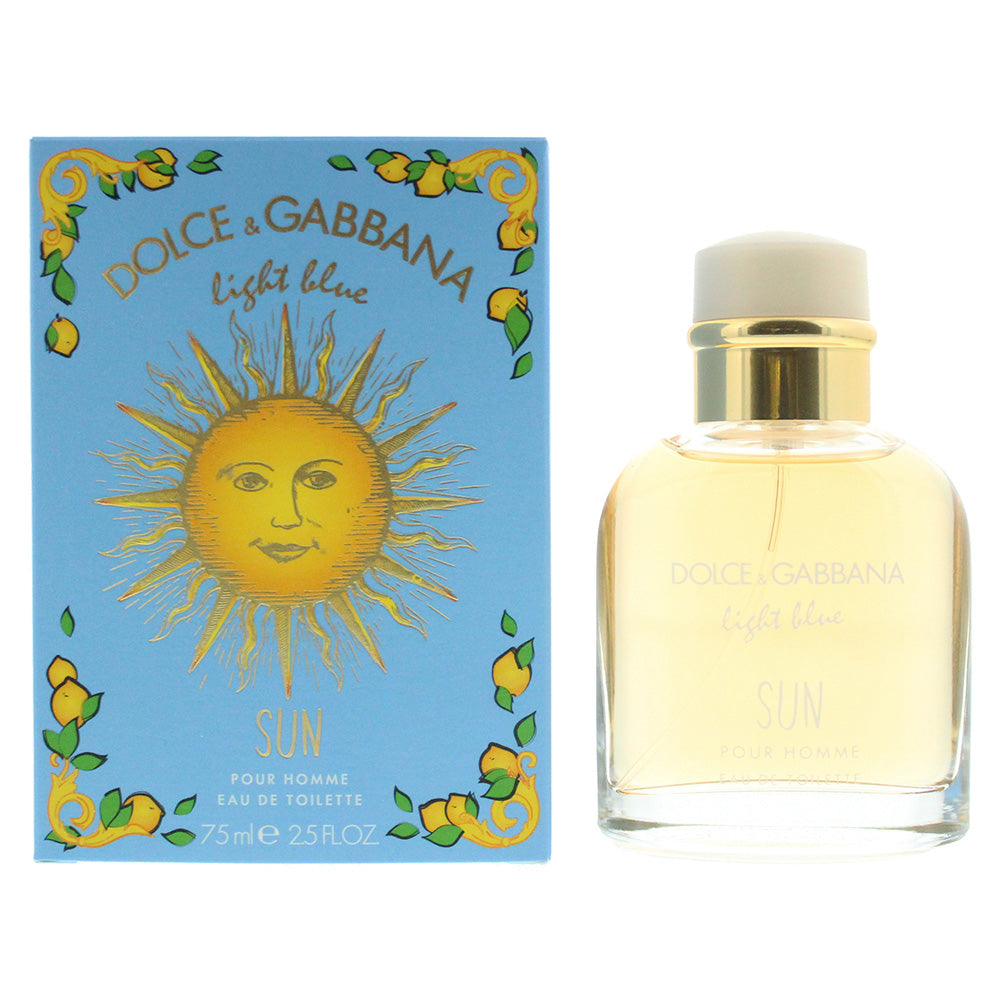 Dolce & Gabbana Light Blue Sun Pour Homme Eau De Toilette 75ml