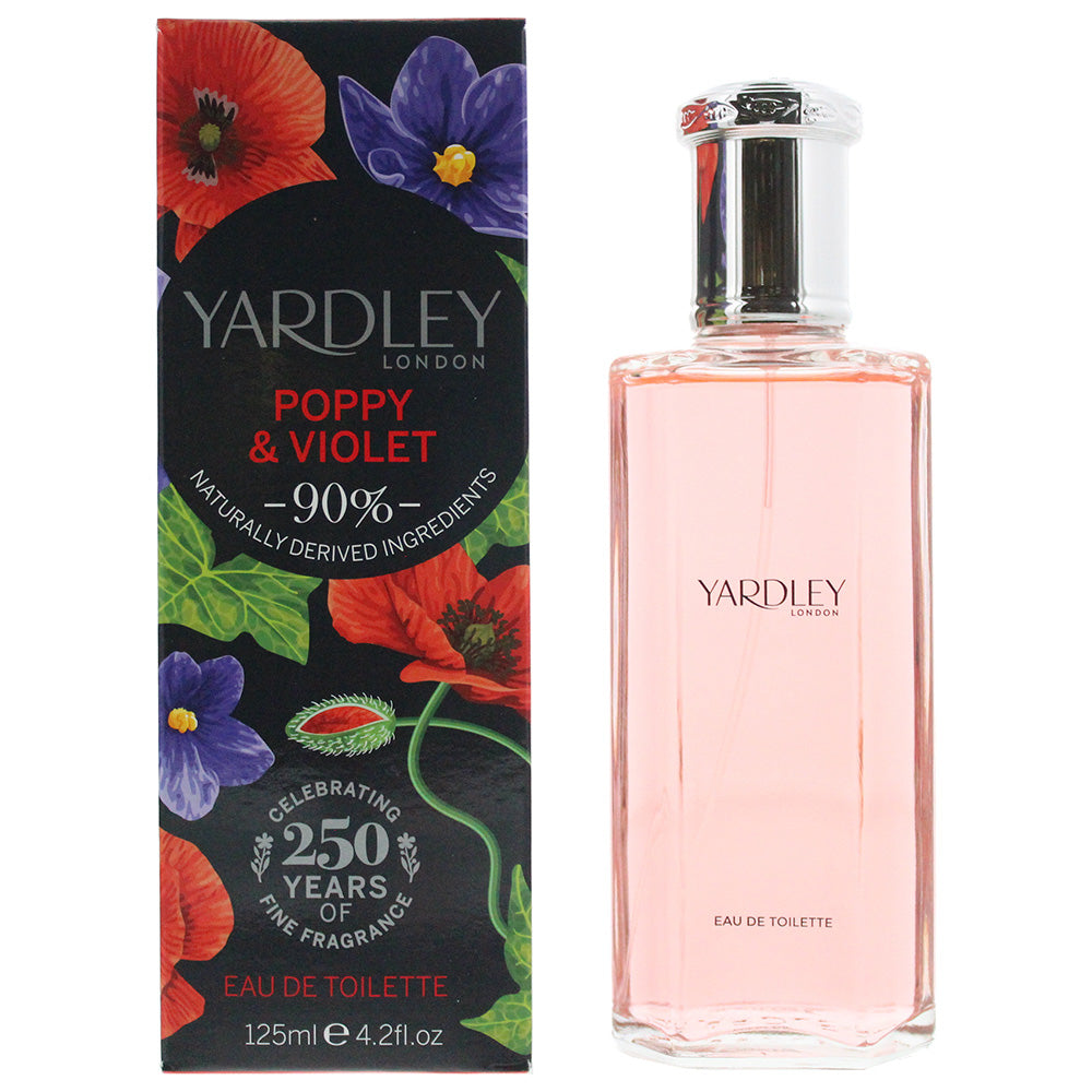 Yardley Poppy and Violet Eau de Toilette 125ml