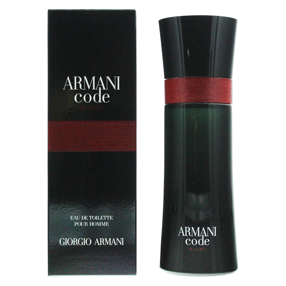 Giorgio Armani Code A-List Eau De Toilette 75ml