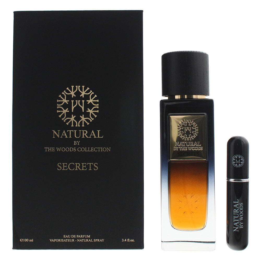 Natural by The Woods Collection Secrets 2 Piece Set Eau De Parfum 100ml Eau De Parfum 5ml