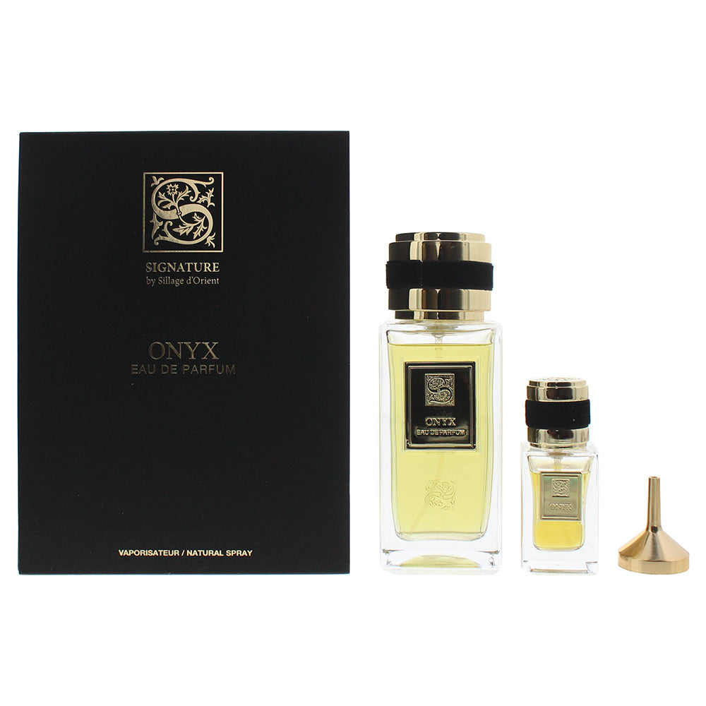 Signature Sillage D'Orient Onyx 2 Piece Set Eau De Parfum 100ml : Eau De Parfum 15ml