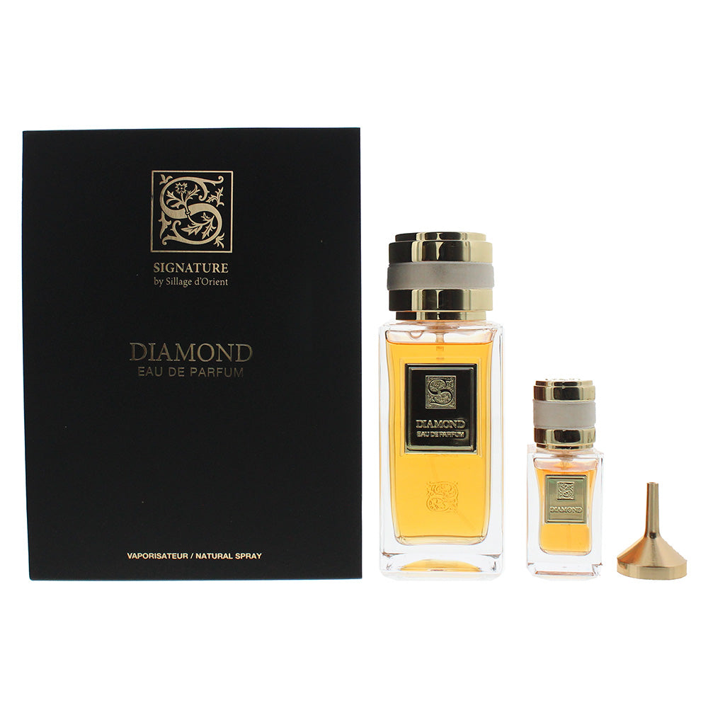 Signature Sillage D'Orient Diamond 2 Piece Set Eau De Parfum 100ml ; Eau De Parfum 15ml