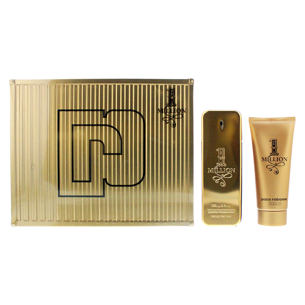 Paco Rabanne 1 Million 2 Piece set - Eau De Toilette 100ml - Shower Gel 100ml