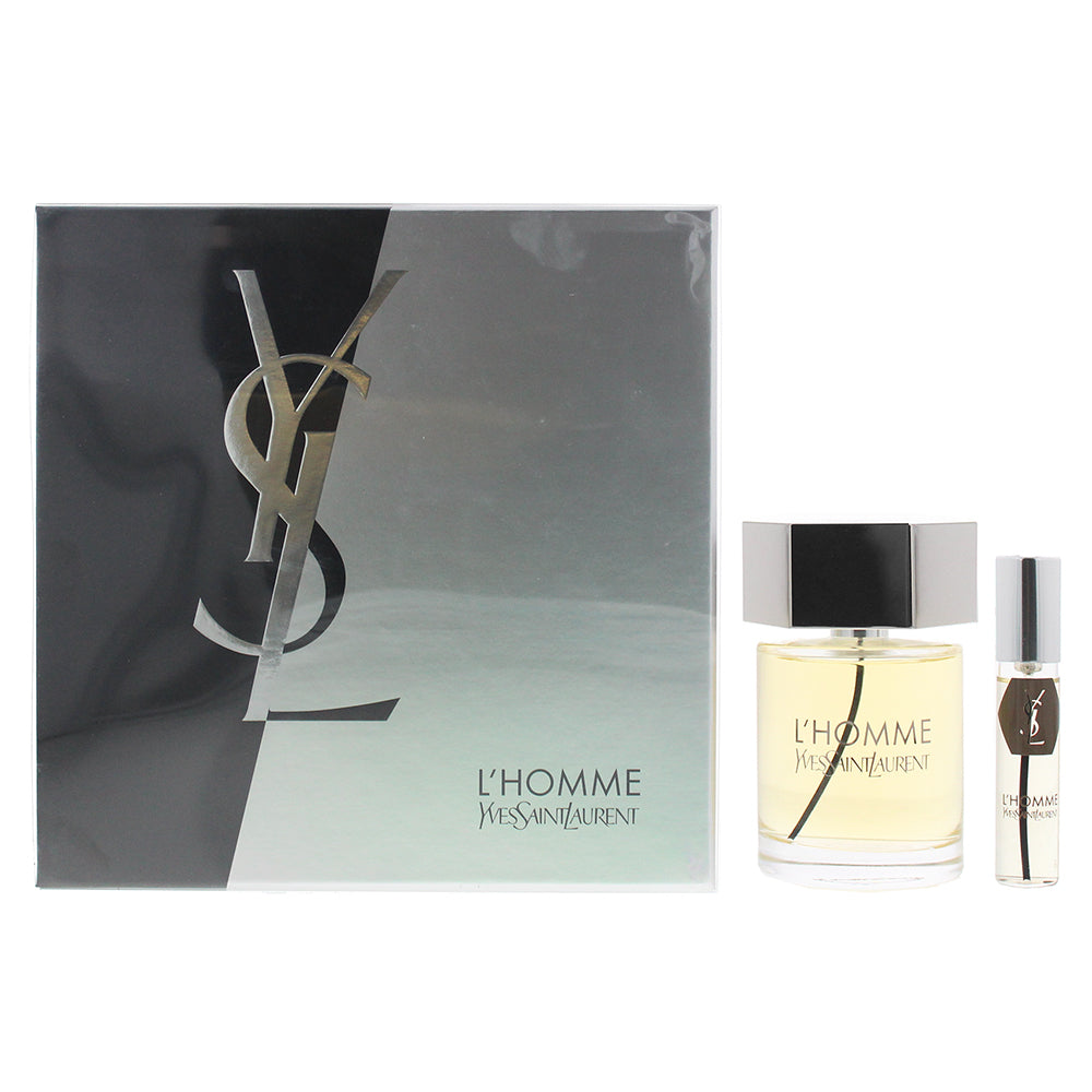 Yves Saint Laurent L'Homme 2 Piece Set - Eau De Toilette 100ml - Eau De Toilette 10ml