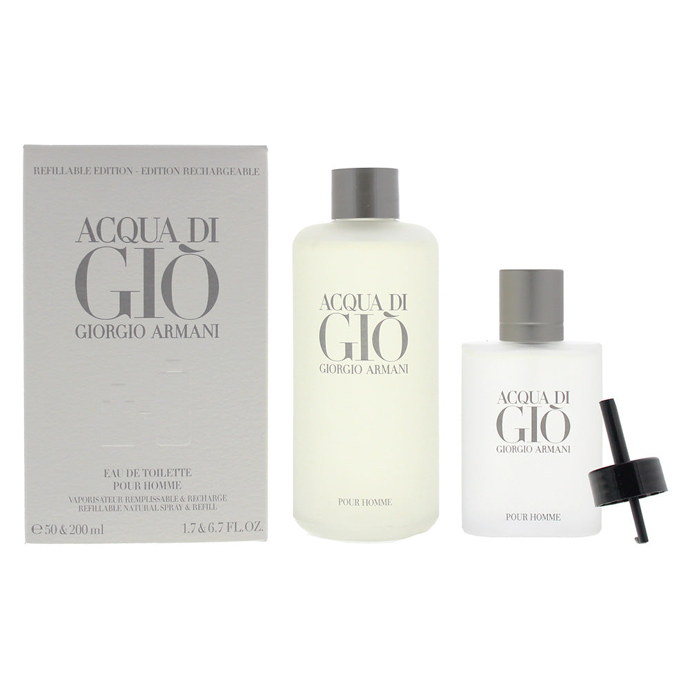 Giorgio Armani Acqua Di Gio Piece Gift Set: Eau De Toilette 50ml E