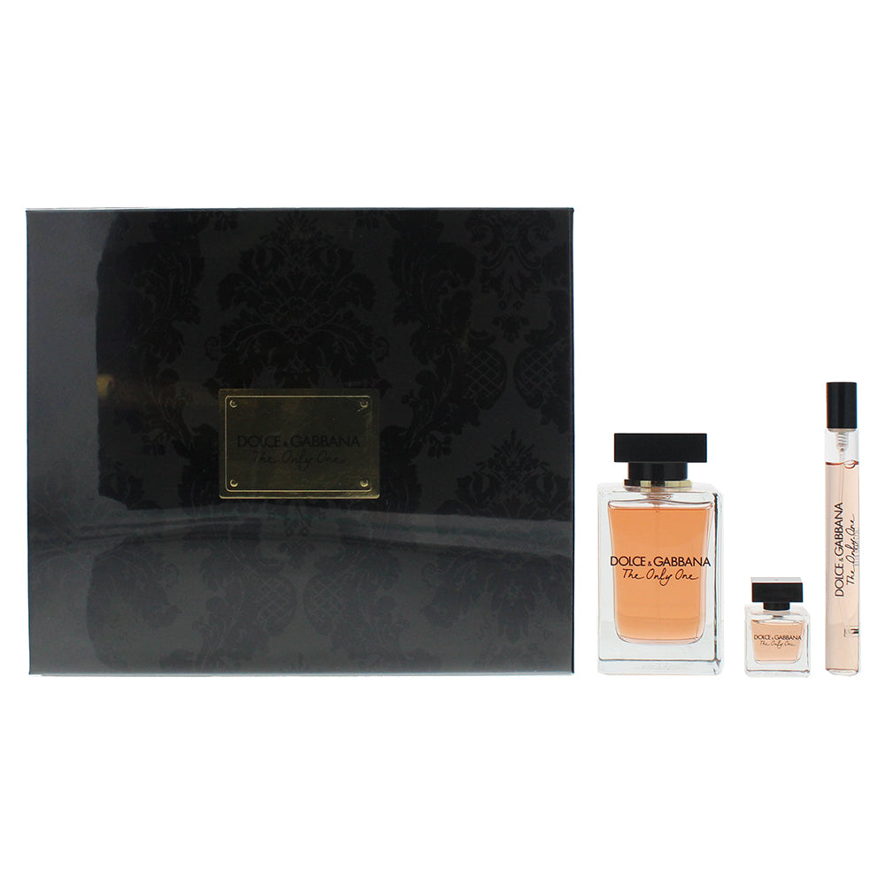 Dolce & Gabbana The Only One 3 Piece Eau De Parfum 100ml Eau De Parfum 10ml Eau De Parfum 7.5ml