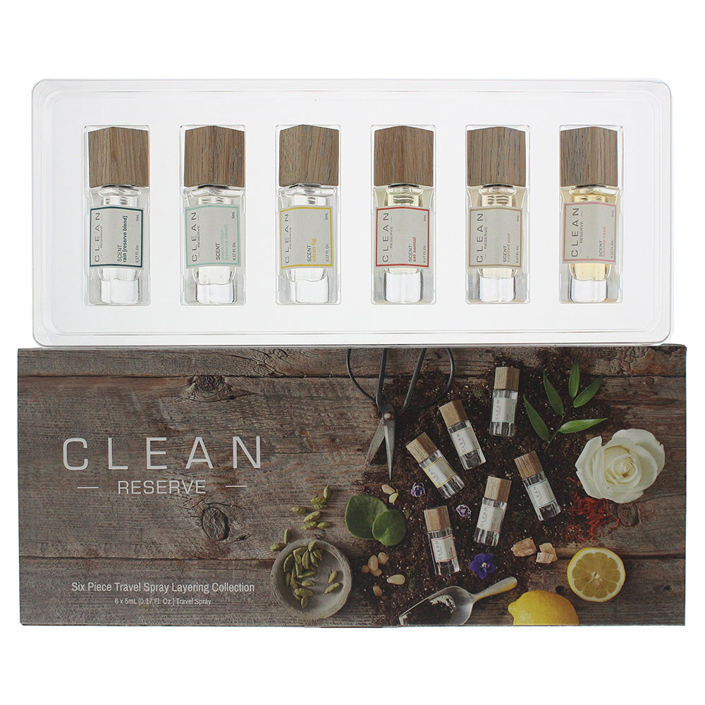 Clean Layering Travel Collection Eau De Parfum 6 x 5ml