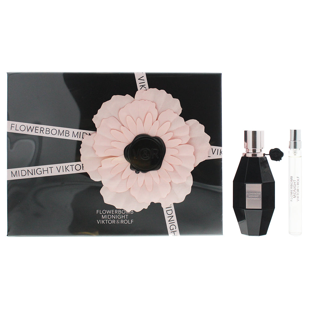 Viktor & Rolf Flowerbomb Midnight 2 Piece Eau De Parfum 50ML Eau De Parfum 10ML