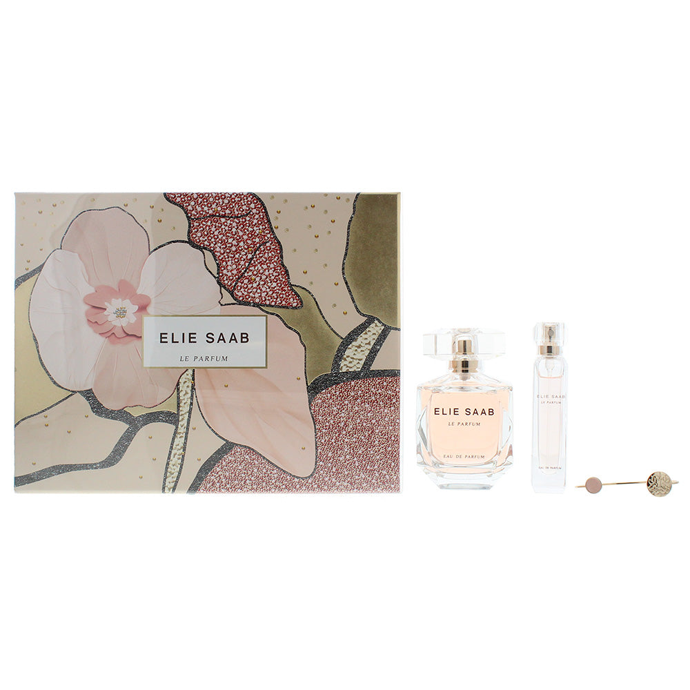 Elie Saab Le Parfum Eau De Parfum 3 Piece Gift Set: Eau De Parfum 90ml - Eau De Parfum 10ml - Bracelet