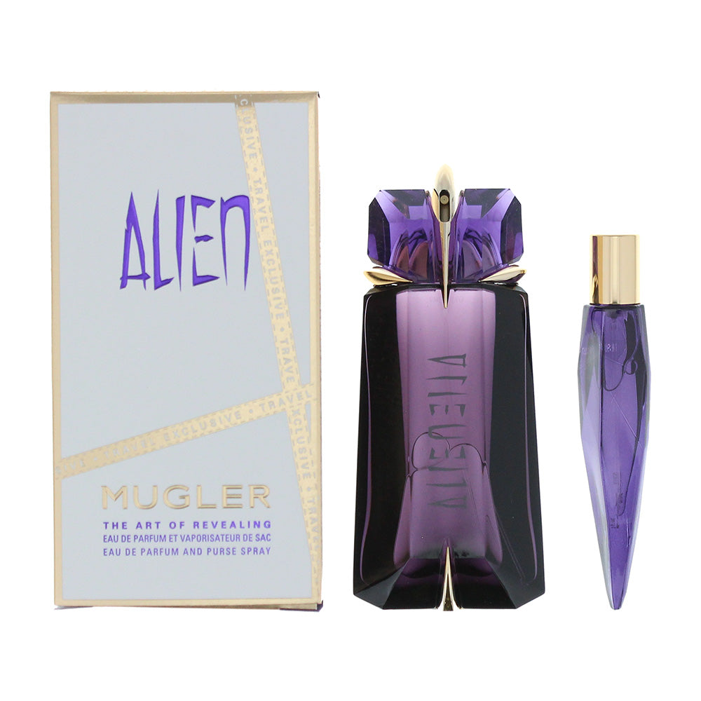 Mugler Alien Travel Exclusive Edition 2 Piece Eau De Parfum 90ml Eau De Parfum Refillable Talisman 10ml