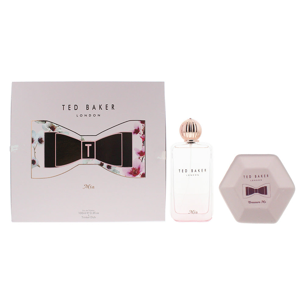 Ted Baker Mia Eau De Toilette 2 Piece Gift Set: Eau De Toilette 100ml - Ring Dish