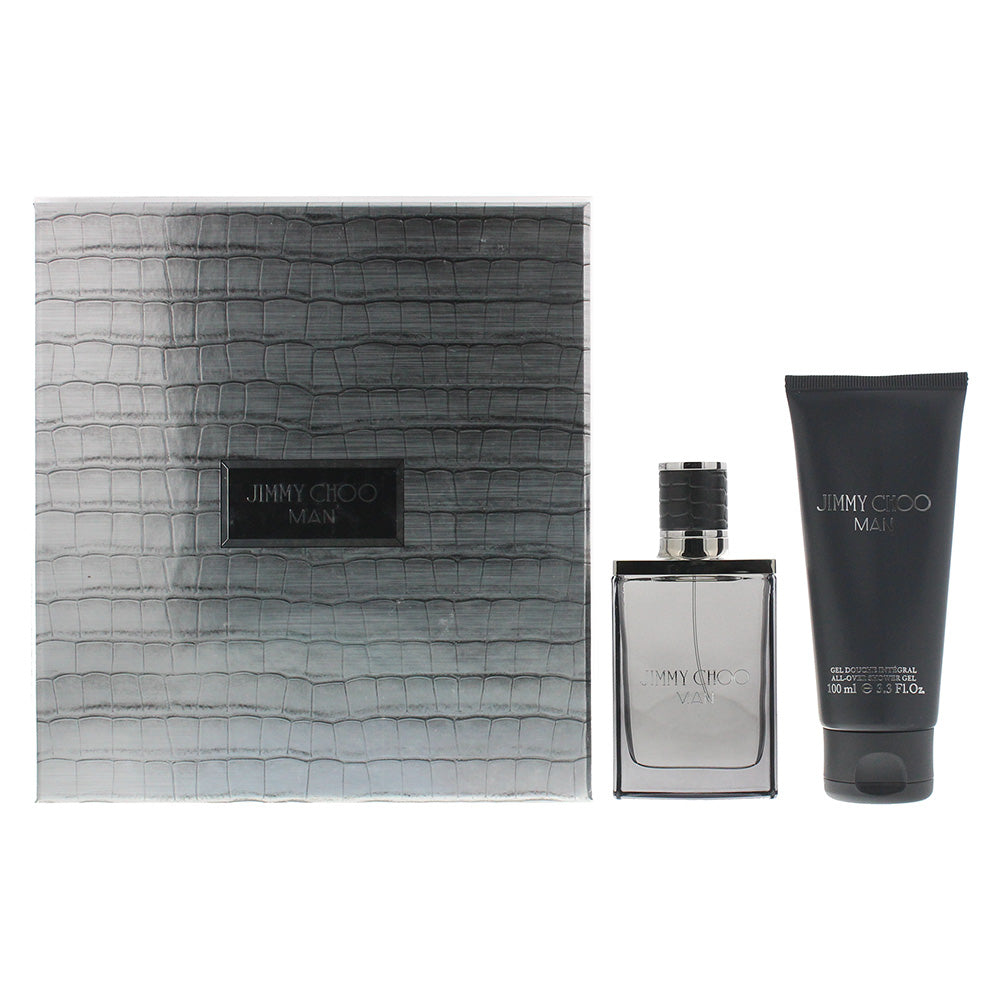 Jimmy Choo Man Eau De Toilette 2 Piece Gift Set: Eau De Toilette 50ml - Shower Gel 100ml